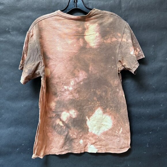 Taz tazmanian devil Tee Shirt Size Medium Tie Dyed Bleached Grunge Vintage - Picture 5 of 6